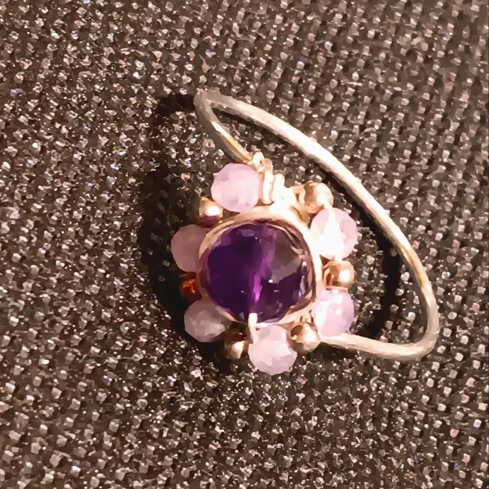 Amethyst Ring Sterling Silver - Picture 2 of 14